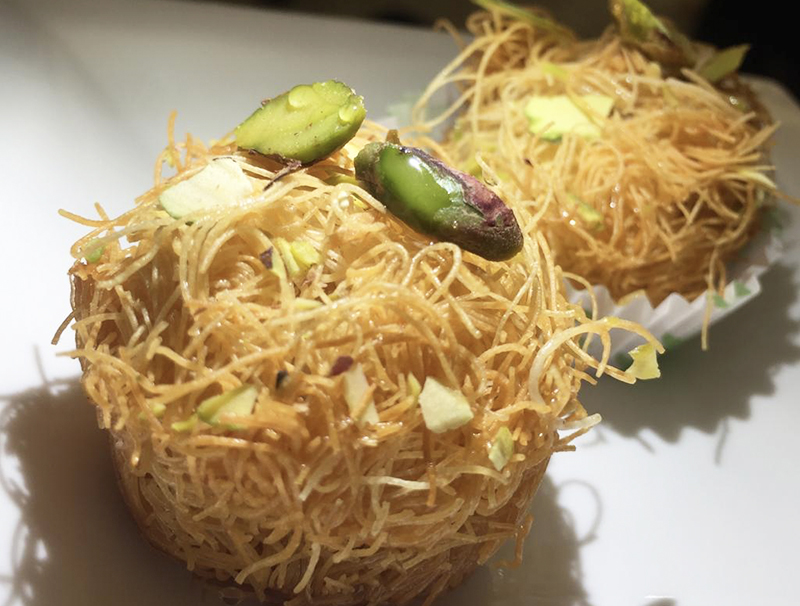 Kunafe with Cheese Balls كور الكنافه بالجبن