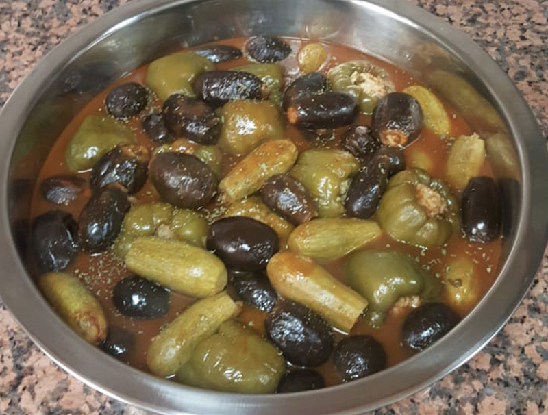 Stuffed cabbage  مشكل محاشي