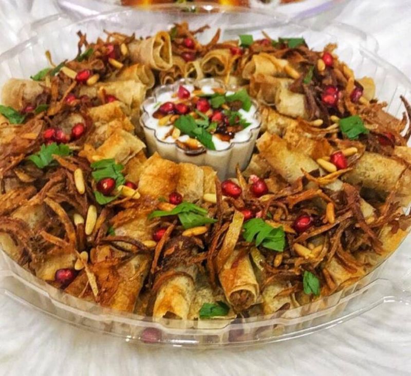 rawlat almaskhan alladhidha  رولات المسخن اللذيذة